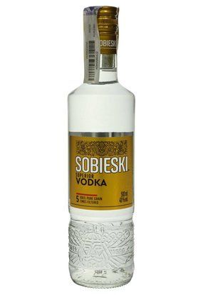 Горілка Sobieski Superior 0,5/15 Литва 12425 фото