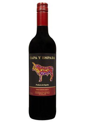 Вино Capa y Espada Vino tinto seco сухе червоне 0.75/12 Іспанія 12635 фото