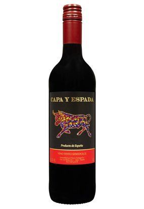 Вино Capa y Espada Vino tinto semidulce червоне напівсолодке 0.75/12 Іспанія 12636 фото
