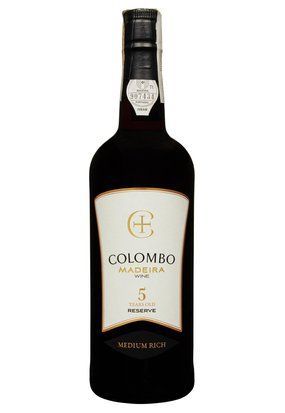 Вино Colombo Madeira Medium Rich Reserve 5 YO кріплене біле напівсолодке 0.75/6 Португалія 14333 фото