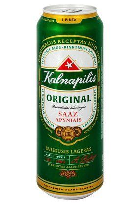 Пиво "Kalnapilis Original" з/банка 0.568/24 6100 фото