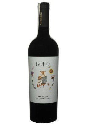 Вино MERLOT GUFO сухе червоне 0.75/6 Італія 10542 фото