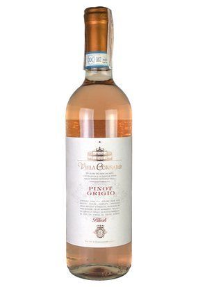Вино виноградне Pinot Grigio Blush Delle Venezie Villa Cornaro сухе рожеве 0.75/6 Італія 14377 фото