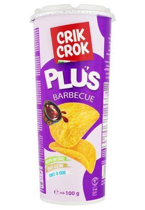Чіпси картопляні "Barbecue (Барбекю)"тубус 0.100гр/15 ТМ Crik Crok ПРОМО ЛИСТОПАД 2024 16304 фото