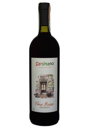 Вино Sarsitano Vino Rosso Amabile напівсолодке червоне 0.75/6 Італія 10754 фото
