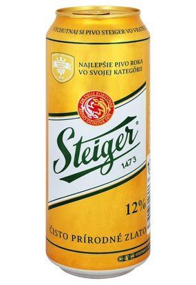 Пиво "Steiger 12%"світле фільтроване з/б 0.5/24 Словакія ПРОМО ЛИСТОПАД 2024 15901 фото
