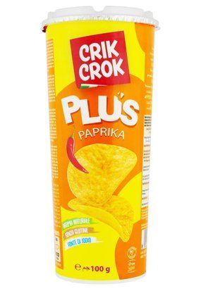 Чіпси картопляні "Paprika (Паприка)"тубус 0.100гр/15 ТМ Crik Crok ПРОМО ЛИСТОПАД 2024 16303 фото